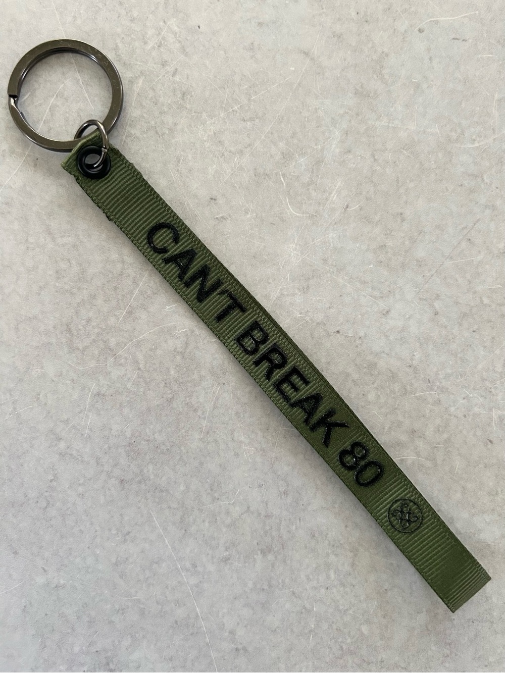 G/FORE Can't Break 80 Key Ring, Olive Green NWOT